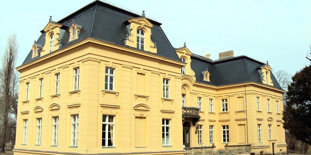 Das Schloss Altranft in dem sich das Freilichtmuseum Altranft befindet