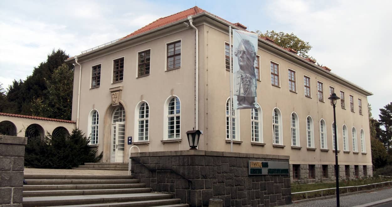 Blick auf das Lessing Museum in Kamenz