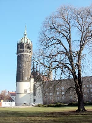 Turm der Wittenberger Schloss- und Universitätskirche