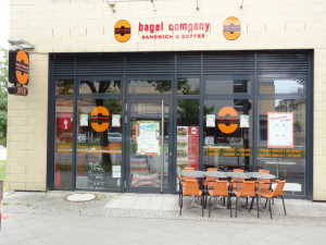 Eine Filiale der Bagel Company in Berlin