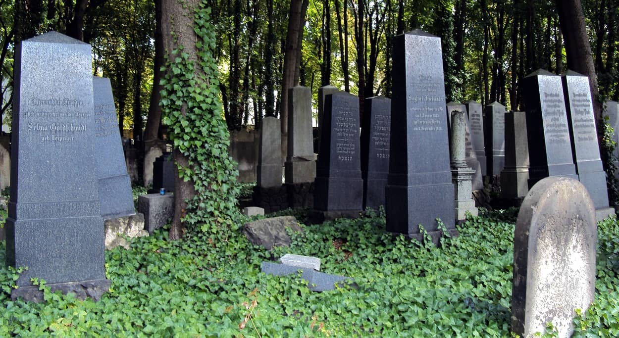 Jüdischer Friedhof in der Schönhauser Allee in Prenzlauer Berg