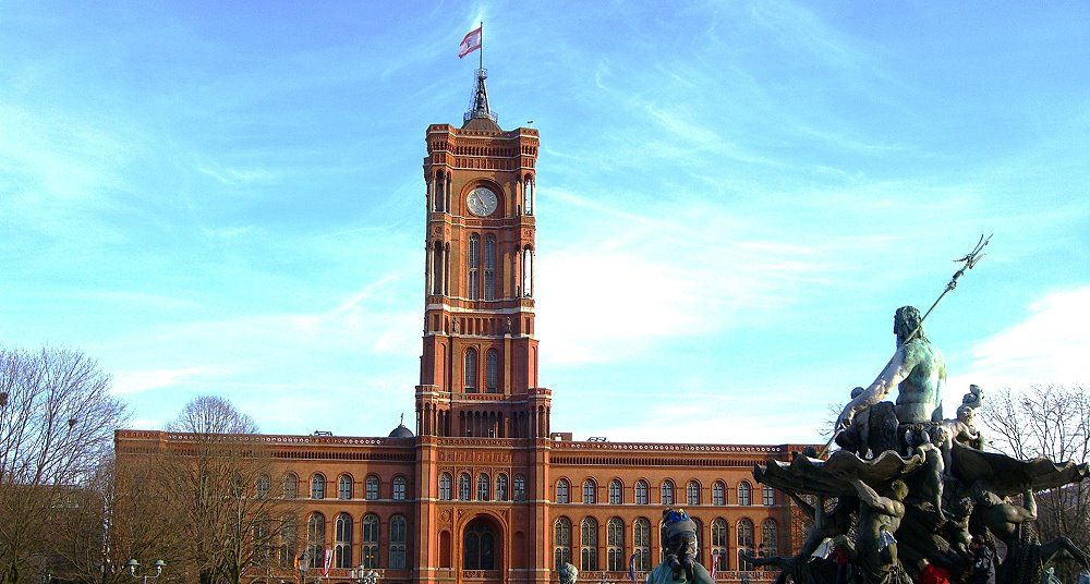 Rotes Rathaus in Mitte