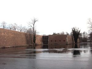 Außenmauer der Festung in Spandau