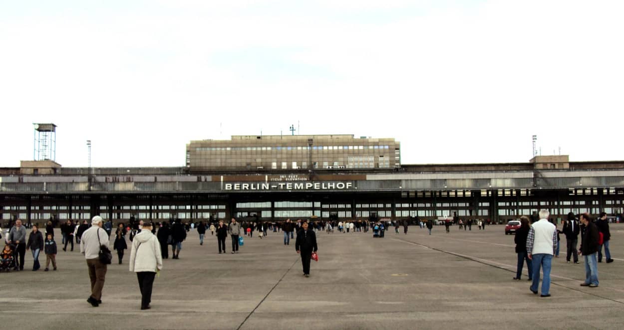 Der ehemalige Flughafen Tempelhof