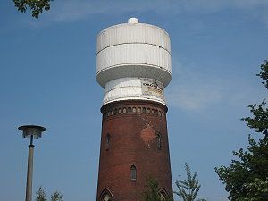 Der Wasserturm in Altglienicke