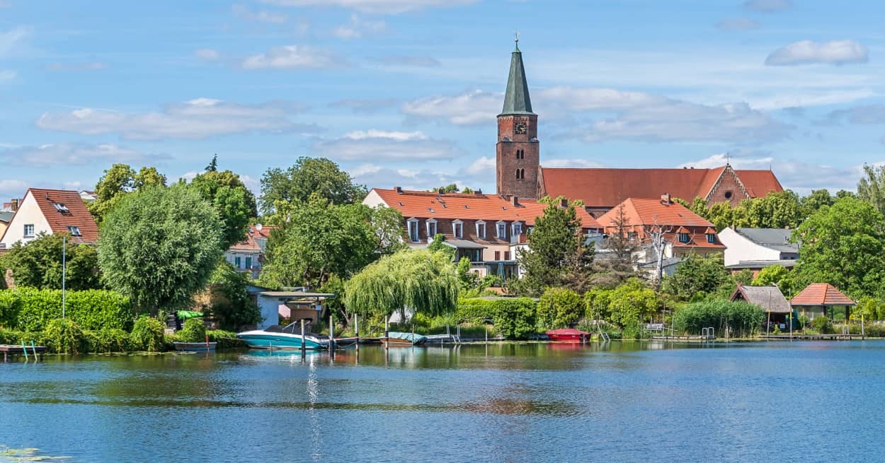 Blick über die Stadt Brandenburg / Havel