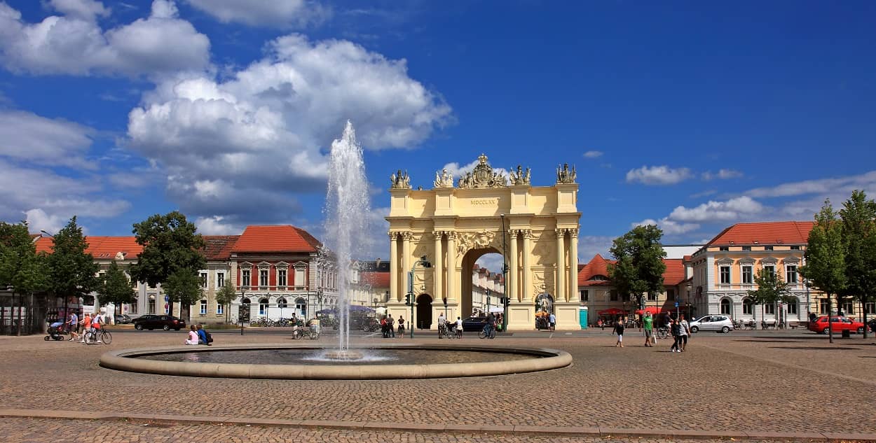 Der Luisenplatz in Potsdam