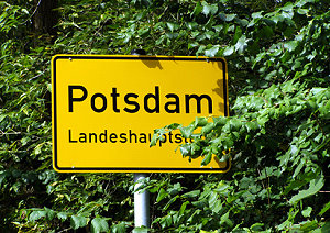 Ortseingangsschild Potsdam