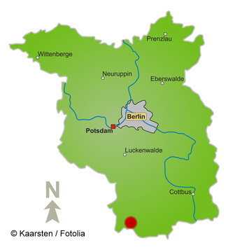Karte von Bad Liebenwerda 