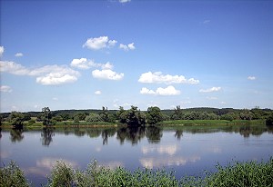 Das polnische Oder-Ufer