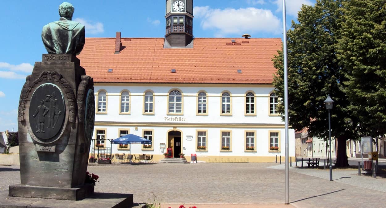 Gneisenau-Stadt Schildau in Sachsen