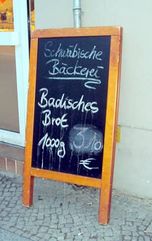 Schwäbische Bäckerei in Prenzlauer Berg