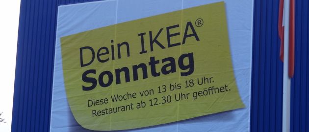 Verkaufsoffener Sonntag bei Ikea in Berlin