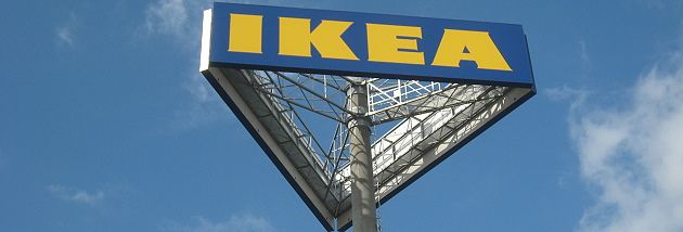 Schild von Ikea Berlin