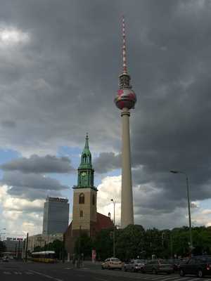 Schlechtes Wetter in Berlin Mitte