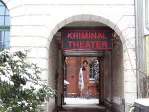 Eingang zum Berliner Kriminaltheater