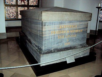 Sarkophag des Großen Kurfürsten von Brandenburg Friedrich Wilhelm