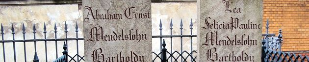 Gräber der Eltern von Felix Mendelssohn-Bartholdy