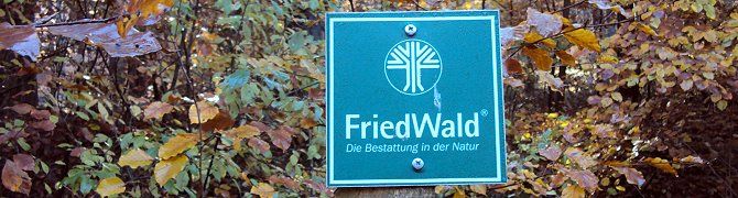 Schild Friedwald