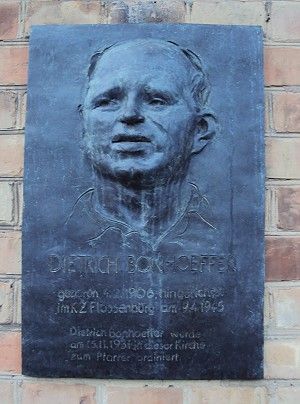 Gedenktafel für Dietrich Bonhoeffer in Berlin