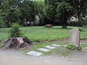 Grab des Philosophen Moses Mendelssohn auf dem Alten Jüdischen Friedhof