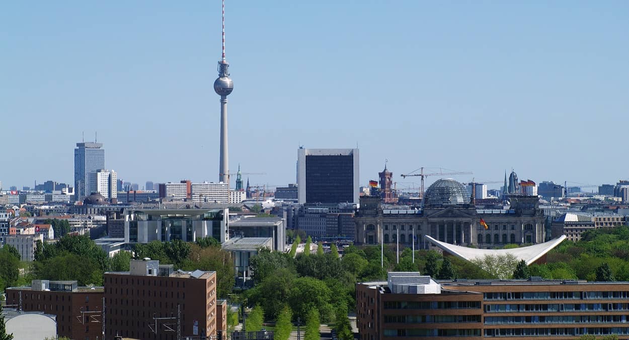 Blick über Berlin von oben