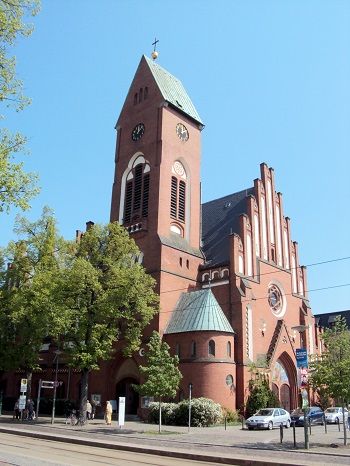 Christophoruskirche in der Bölschestraße